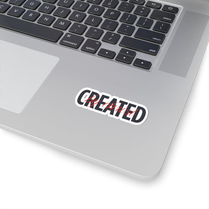 Created by Christ Sticker