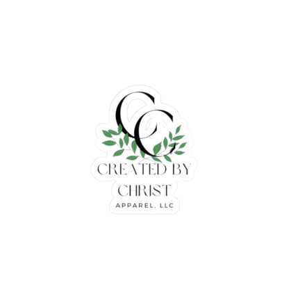 Created by Christ Logo Sticker