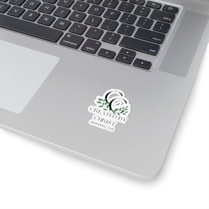 Created by Christ Logo Sticker