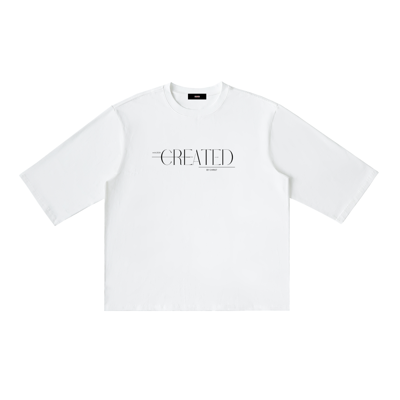 Christian brand,T-shirt,Created by Christ ,Christ