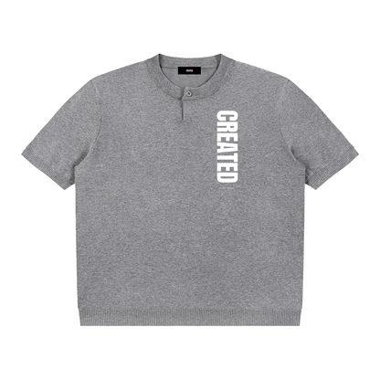 Created in His Image Short Sleeve Henley T-Shirt